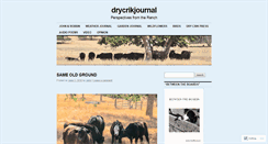 Desktop Screenshot of drycrikjournal.com